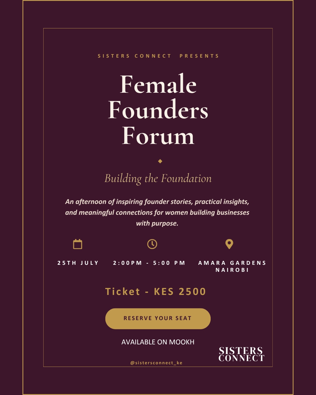 Female Founders Forum - Poster 1