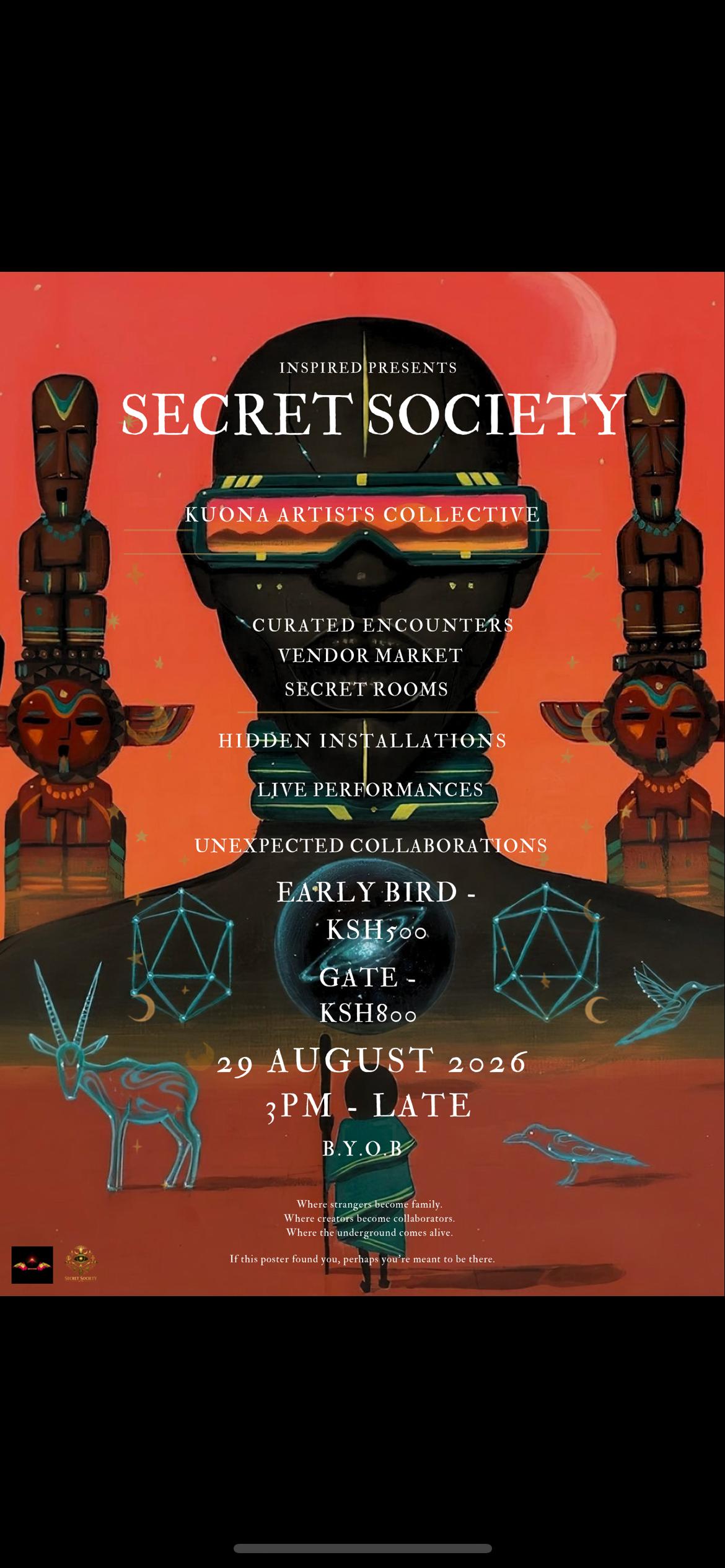 SECRET SOCIETY  - Poster 2