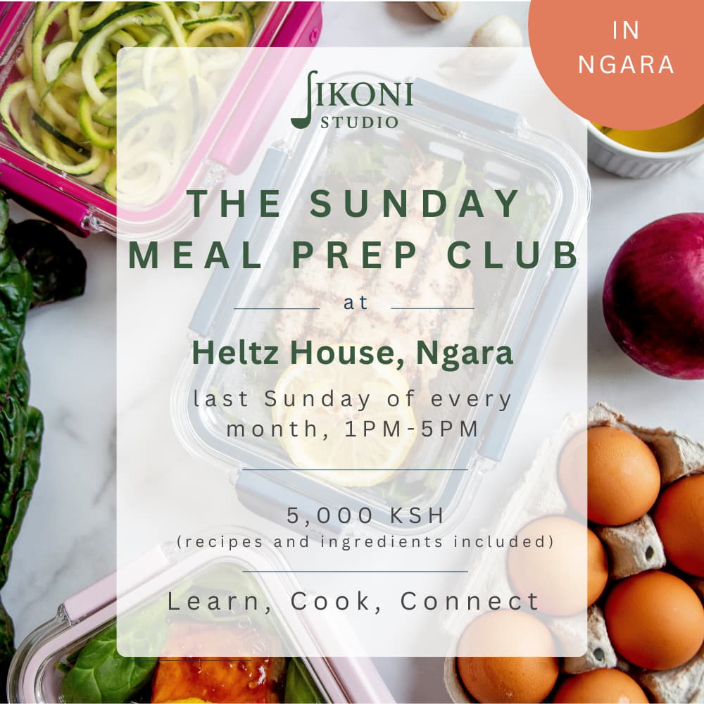Sunday Meal Prep Club - 30 August - Poster 1