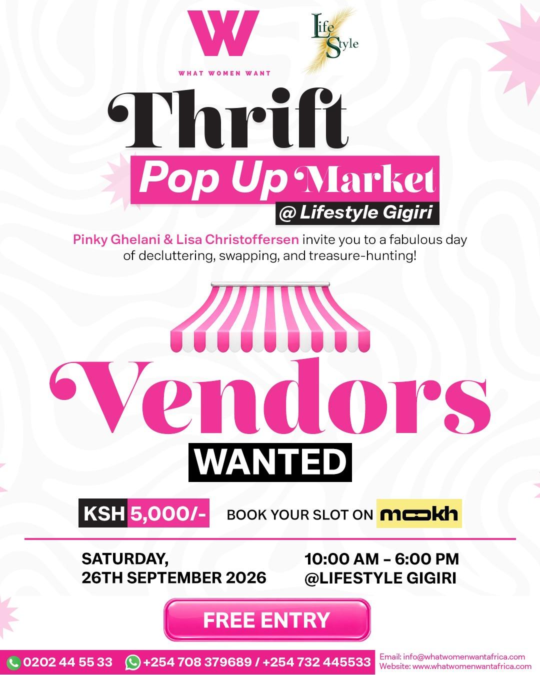 THRIFT POP-UP MARKET - Poster 1