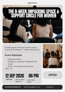 Mizizi Space: 8-Week Group Support & Healing Circle (Cohort 1)
