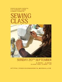Beginner Sewing Class
