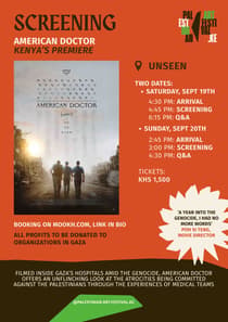 Screening: American Doctor - Kenya's Premiere
