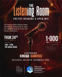 The Listening Room - Poetry reading and open mic