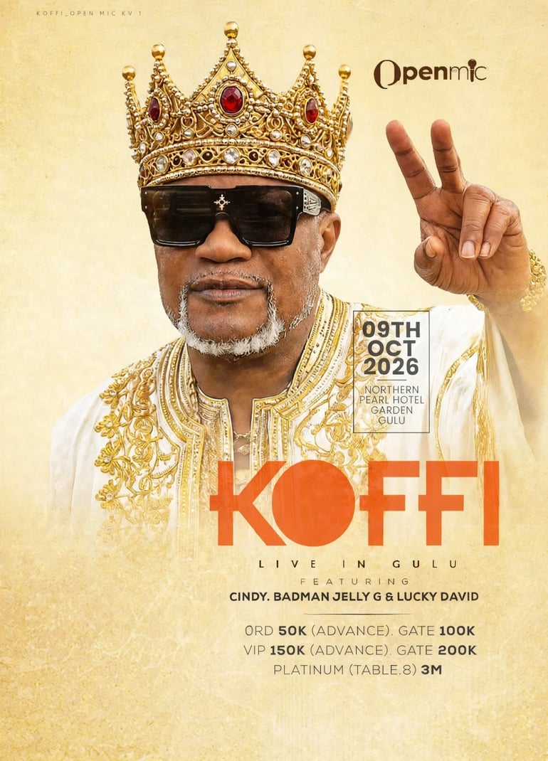 Koffi Live in Gulu City