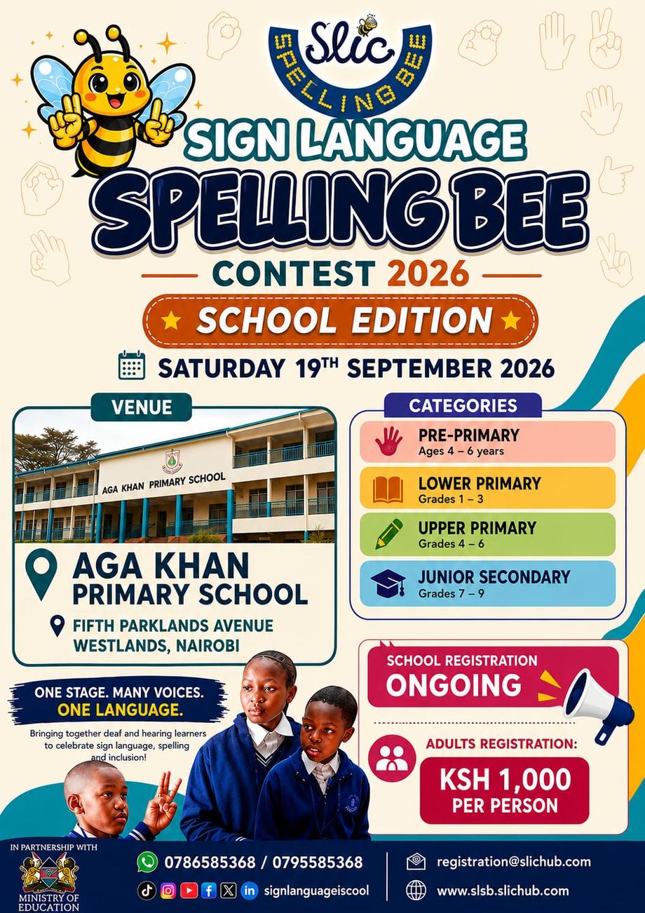 SIGN LANGUAGE SPELLING BEE - SCHOOL EDITION