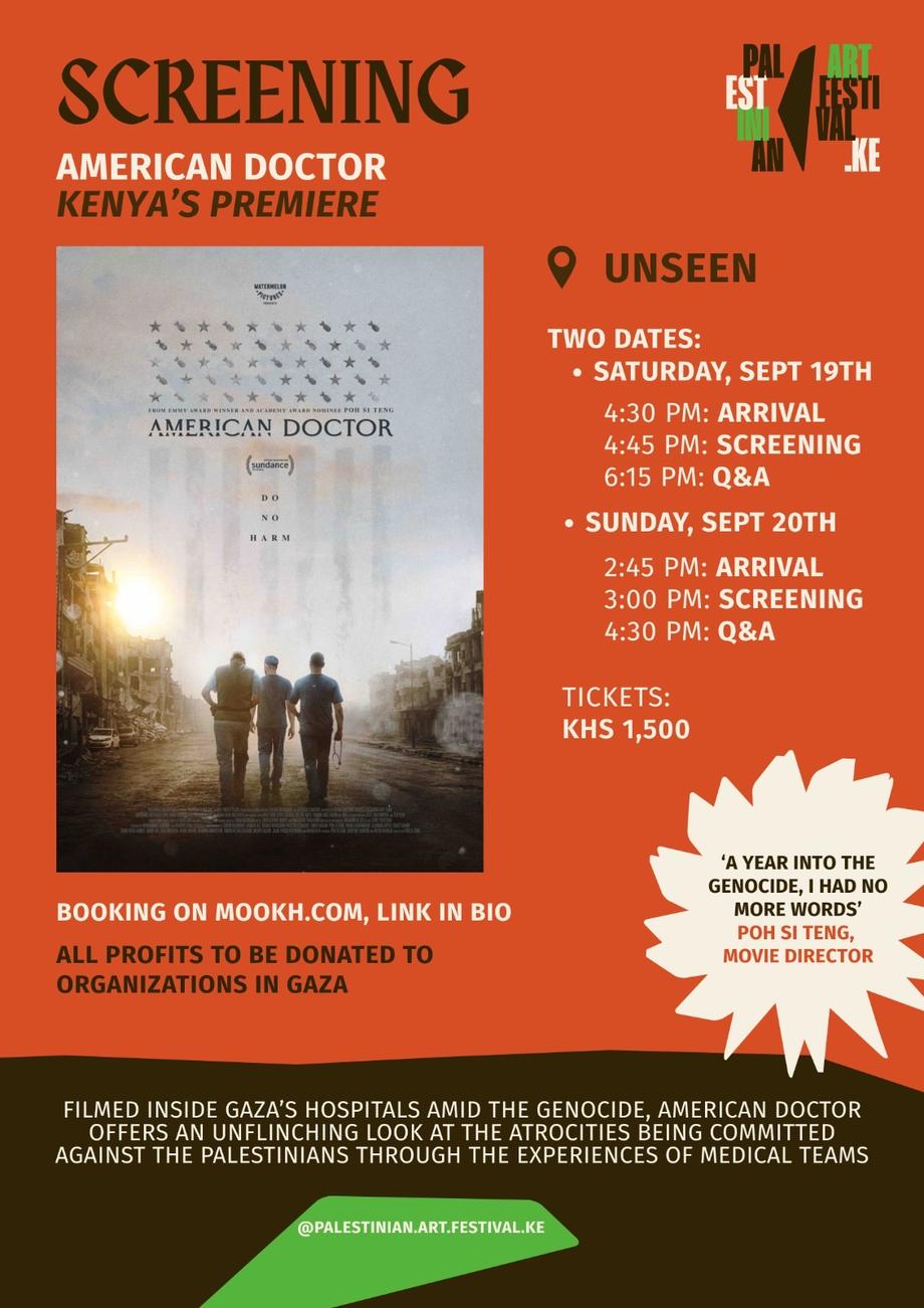 Screening: American Doctor - Kenya's Premiere
