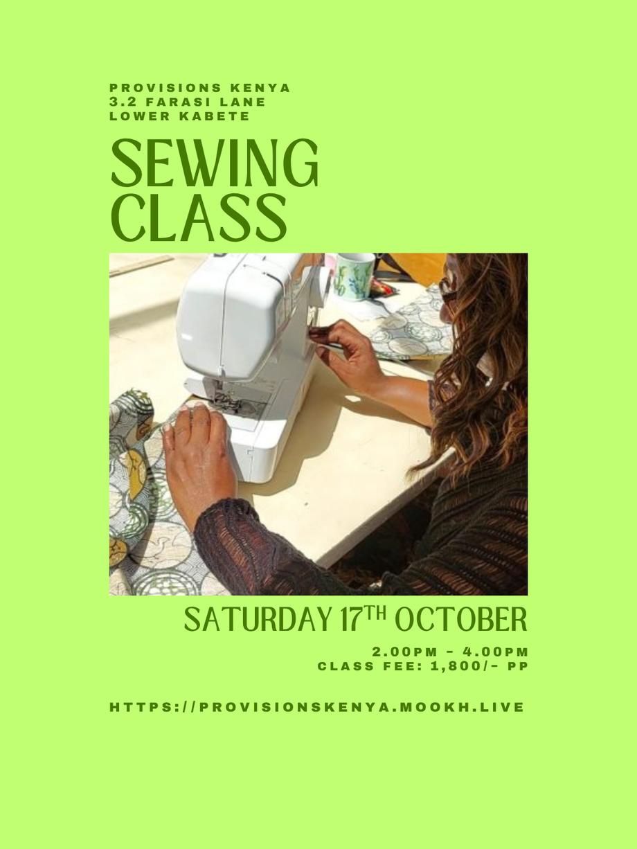 Beginner Sewing Class