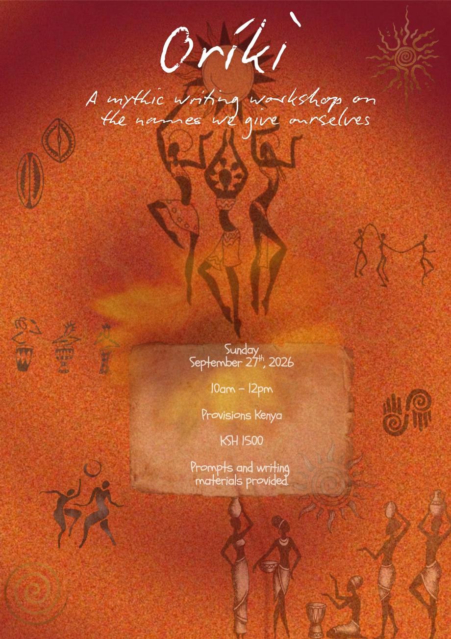 Oríkì: A Mythic Writing Workshop